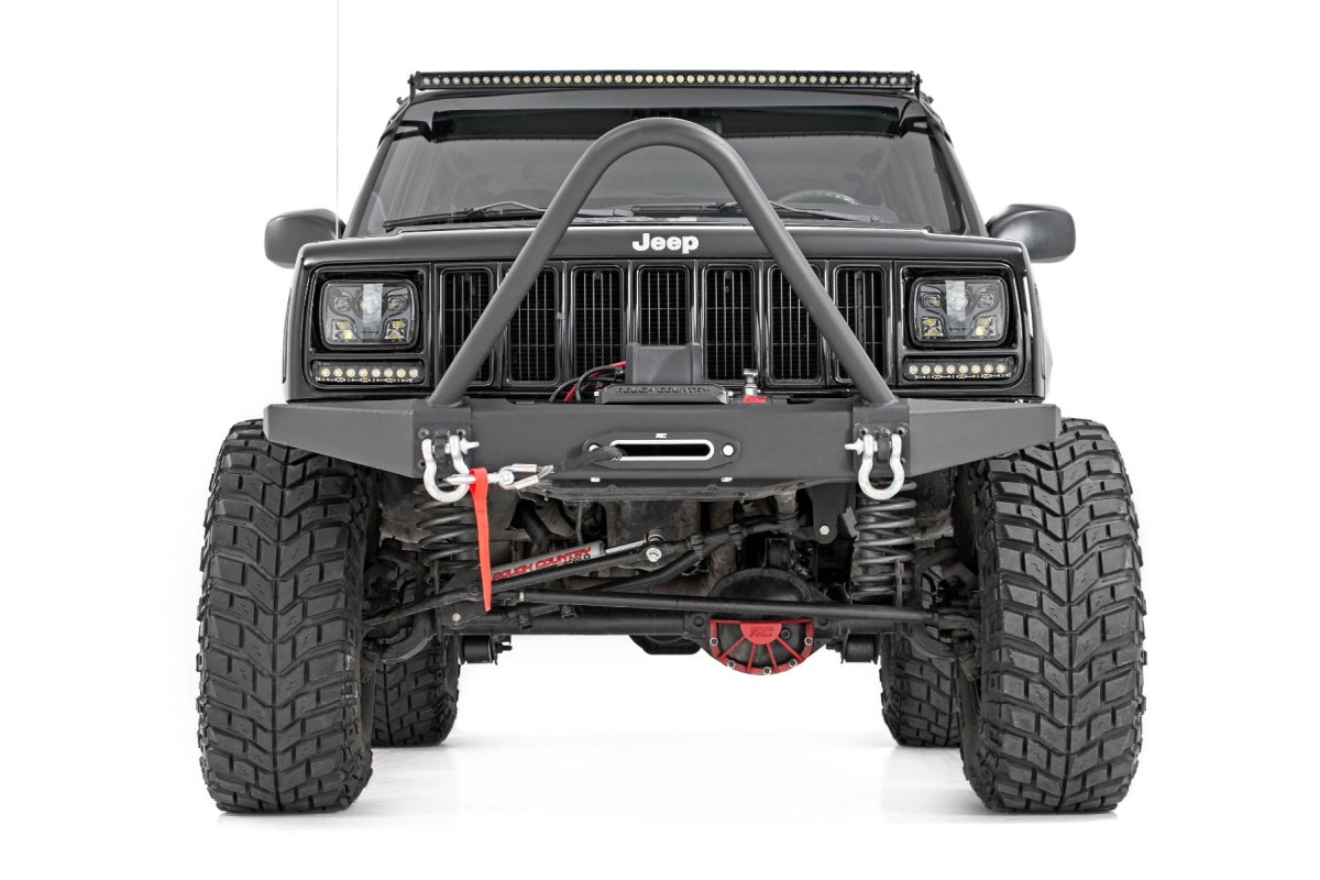 Jeep Cherokee Suspension Lift Kit - Rear - Rough Country - 4.5 Inch M1 with Rear AAL - '85-'01